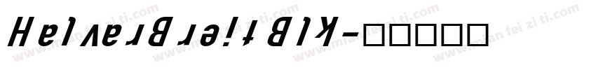 HalvarBreit Blk字体转换